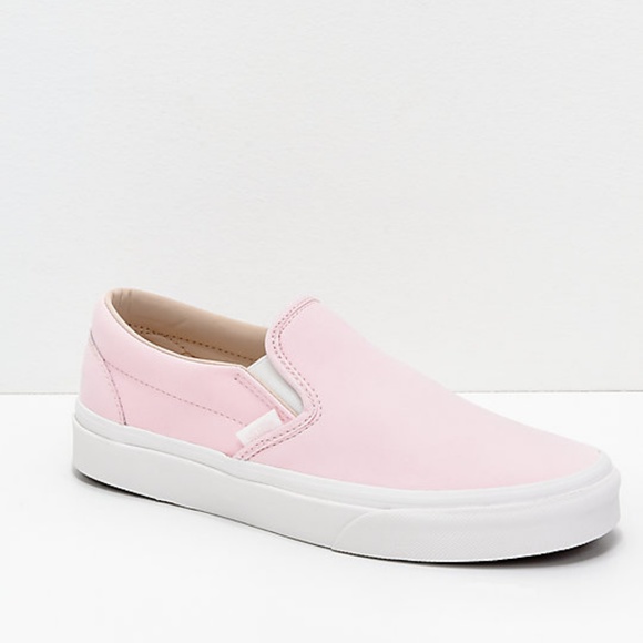 van shoes pink and white